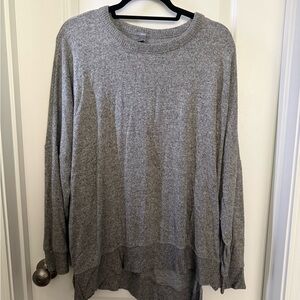 Grey Crewneck Sweater - Comfortable Everyday Knit